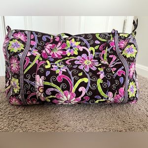 Vera Bradley weekender tote.